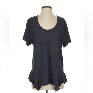 Charcoal Current/Elliot Ruffle Tee